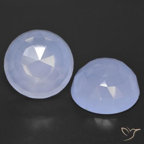Shop natural 15.55ct Bleu violacé léger Calcédoine gems, Tour, from Brésil at GemSelect. In stock, global shipping!