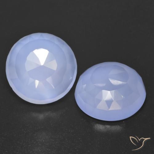 Shop natural 13.04ct Bleu violacé léger Calcédoine gems, Tour, from Brésil at GemSelect. In stock, global shipping!