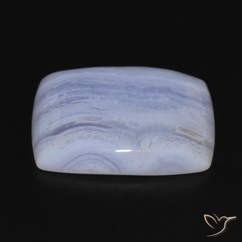 Calcédoine Bleu clair naturelle Coussin, 29.00 ct, Opaque
