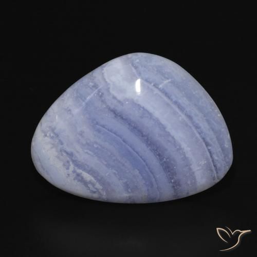 18.73ct Naturel Violet Bleu Calcédoine, Fantaisie, Opaque