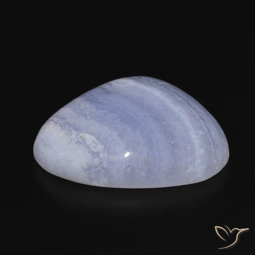 Calcédoine Violet Bleu naturelle Fantaisie, 18.73 ct, Opaque