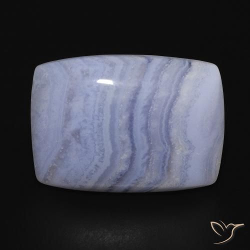 17.67ct Naturel Bleu clair Calcédoine, Coussin, Opaque
