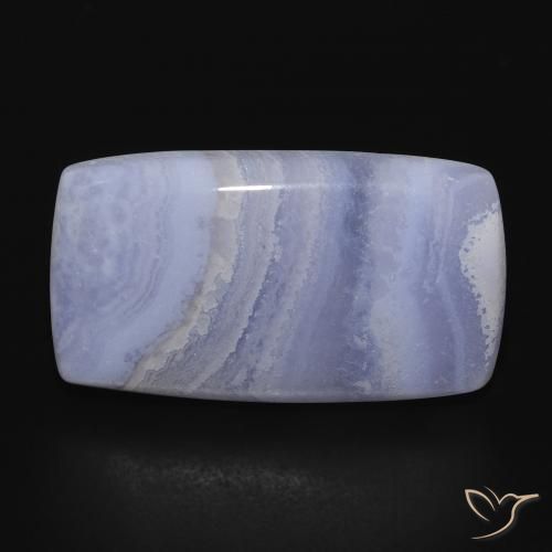 18.89ct Naturel Bleu clair Calcédoine, Coussin, Opaque