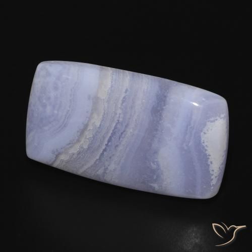 Calcédoine Bleu clair naturelle Coussin, 18.89 ct, Opaque