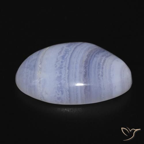 Calcédoine Bleu clair naturelle En forme de poire, 13.45 ct, Opaque