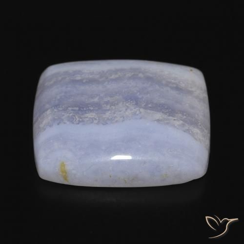 Calcédoine Bleu clair naturelle Coussin, 19.08 ct, Opaque