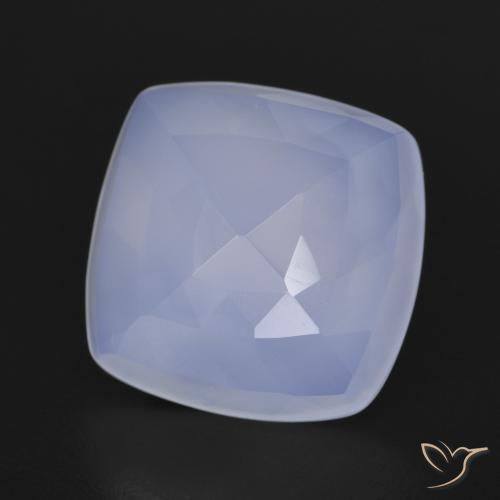 Calcédoine Violet clair naturelle Coussin, 6.05 ct, Translucide