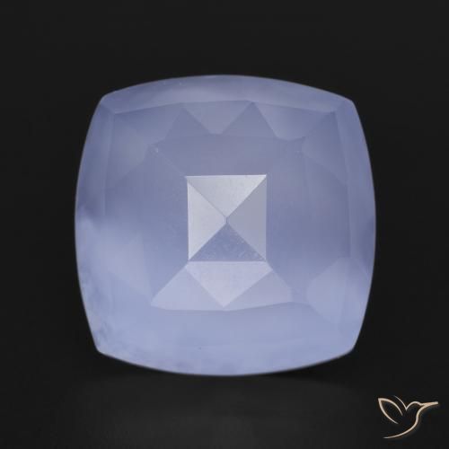 6.96ct Naturel Violet royal Calcédoine, Coussin, Translucide