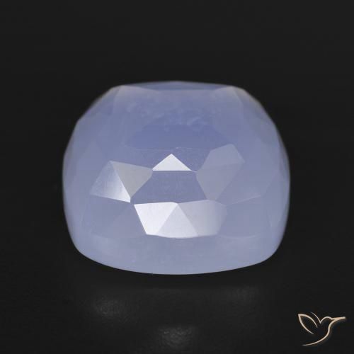 Calcédoine Violet moyen naturelle Coussin, 9.35 ct, Translucide