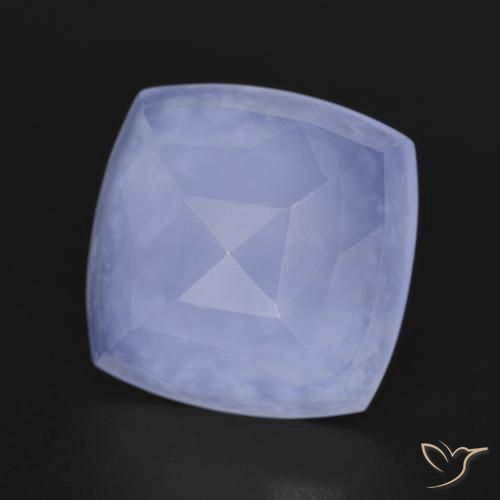 Calcédoine Violet moyen naturelle Coussin, 5.97 ct, Translucide
