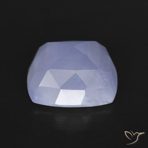 Calcédoine Violet moyen naturelle Coussin, 5.97 ct, Translucide