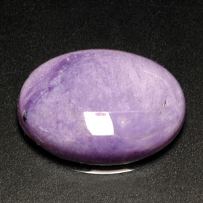 Charoïte Violet naturelle Coupe ovale, 8.19 ct, Opaque