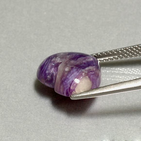 Charoïte Violet naturelle Forme de coeur, 4.46 ct, Opaque