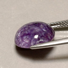 Charoïte Violet naturelle Coupe roude, 5.29 ct, Opaque