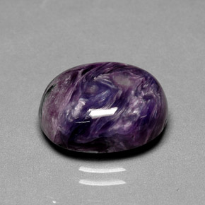 Charoïte Violet naturelle Coupe ovale, 7.30 ct, Opaque