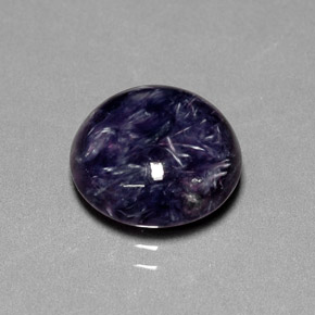 Charoïte Violet naturelle Coupe roude, 4.70 ct, Opaque