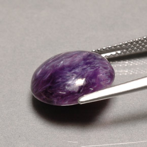 Charoïte Violet naturelle Coupe roude, 5.41 ct, Opaque