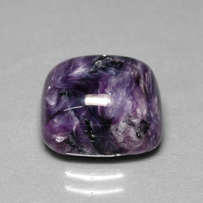 Charoïte Violet naturelle Coupe coussin, 7.25 ct, Opaque