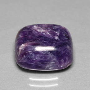 Charoïte Violet naturelle Coupe coussin, 8.03 ct, Opaque