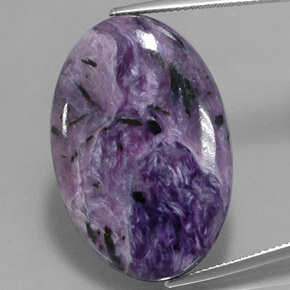 Charoïte Violet naturelle Coupe ovale, 37.70 ct, Opaque