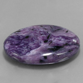 Charoïte Violet naturelle Coupe ovale, 37.70 ct, Opaque