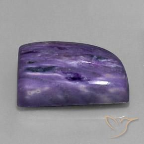Charoïte Violet pourpre velours naturelle Fantaisie, 30.57 ct, Opaque