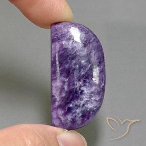 Charoïte Violet foncé naturelle Fantaisie, 29.93 ct, Opaque