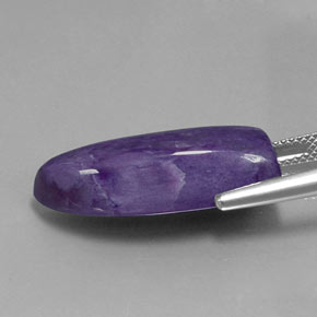 Charoïte violet naturelle forme fantaisie, 14,40 ct, opaque