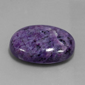 Charoïte violet naturelle coupe ovale, 28,97 ct, opaque