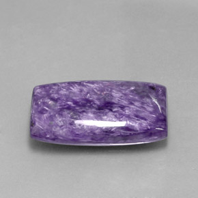 Charoïte Violet naturelle Baquette, 13.90 ct, Opaque