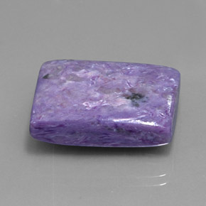 Charoïte violet naturelle forme fantaisie, 32,07 ct, opaque
