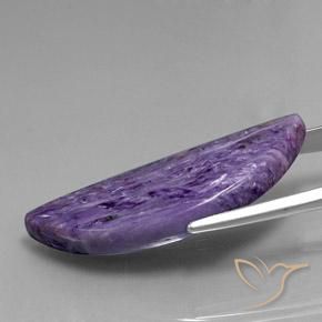 Charoïte Violet foncé naturelle Fantaisie, 30.15 ct, Opaque