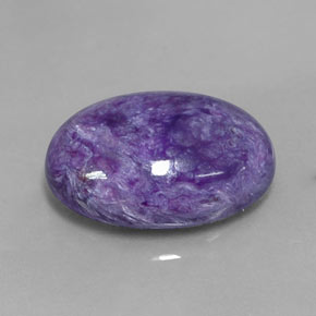 Charoïte Violet naturelle Coupe ovale, 11.76 ct, Opaque