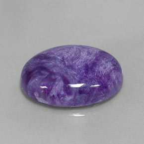Charoïte Violet naturelle Coupe ovale, 9.06 ct, Opaque