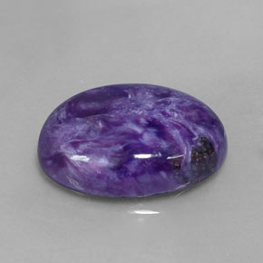 Charoïte violet naturelle coupe ovale, 9,60 ct, opaque