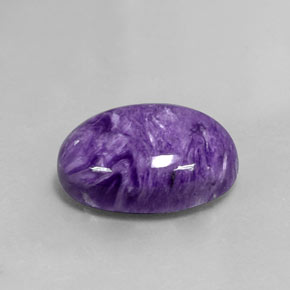 Charoïte Violet naturelle Coupe ovale, 12.05 ct, Opaque