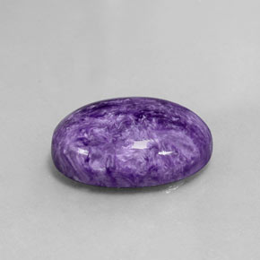 Charoïte violet naturelle coupe ovale, 10,26 ct, opaque