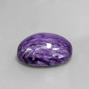 Charoïte violet naturelle coupe ovale, 12,83 ct, opaque