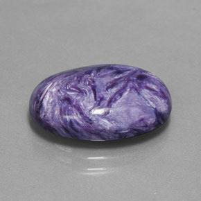 Charoïte Violet naturelle Coupe ovale, 9.32 ct, Opaque