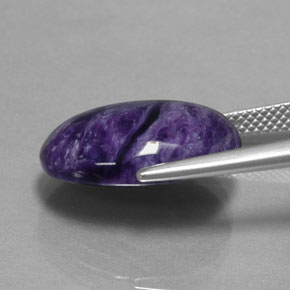 Charoïte Violet naturelle Coupe ovale, 9.57 ct, Opaque