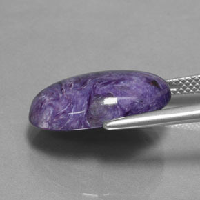 Charoïte Violet naturelle Coupe ovale, 9.62 ct, Opaque