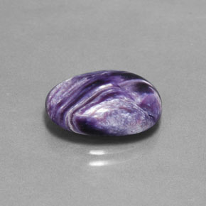 Charoïte Violet naturelle Coupe ovale, 5.22 ct, Opaque