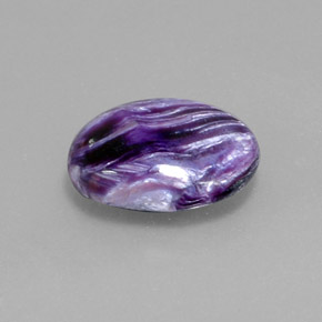 Charoïte Violet naturelle Coupe ovale, 5.22 ct, Opaque