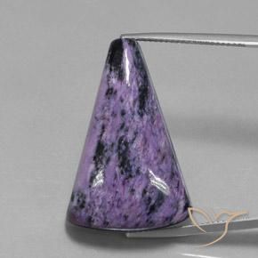 36.35ct Naturel Violet moyen Charoïte, Trillion, Opaque