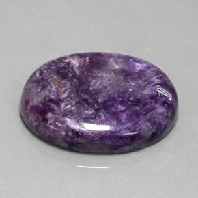 Charoïte Violet moyen-foncé naturelle Coupe ovale, 36.50 ct, Opaque
