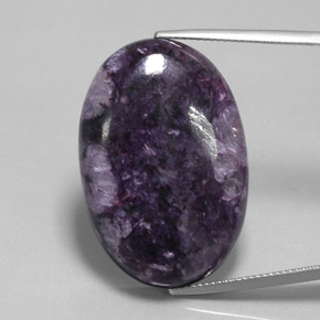 Charoïte Violet naturelle Coupe ovale, 39.55 ct, Opaque