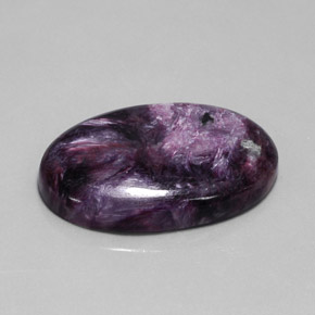 Charoïte Violet naturelle Coupe ovale, 40.63 ct, Opaque