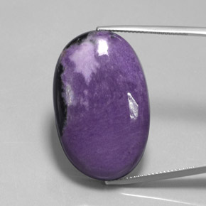 Charoïte Violet naturelle ovale, 49.75 ct, Opaque