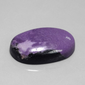 Charoïte Violet naturelle ovale, 49.75 ct, Opaque