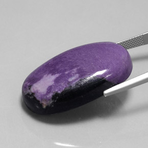 Charoïte Violet naturelle ovale, 49.75 ct, Opaque